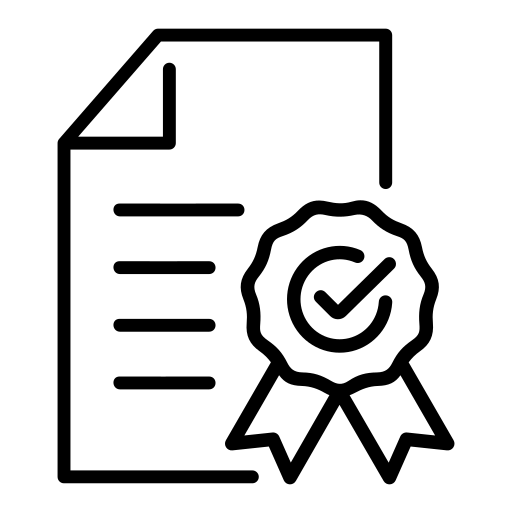 Icon showing certified glazier tools or technician