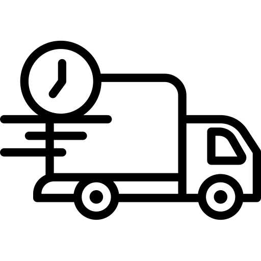 Icon representing fast emergency glass repair response